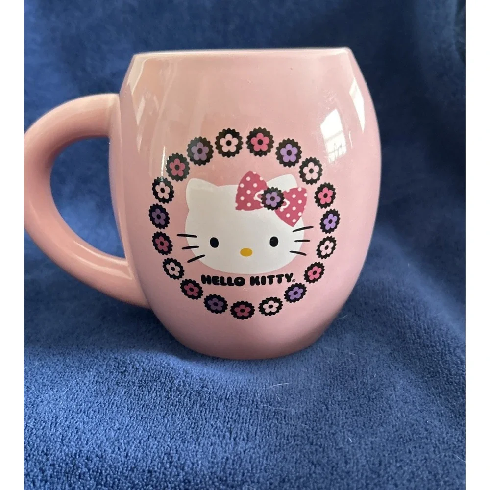 Hello Kitty Pink Bow Coffee Mug Sanrio 20 Oz.‎ BowExcellent Condition